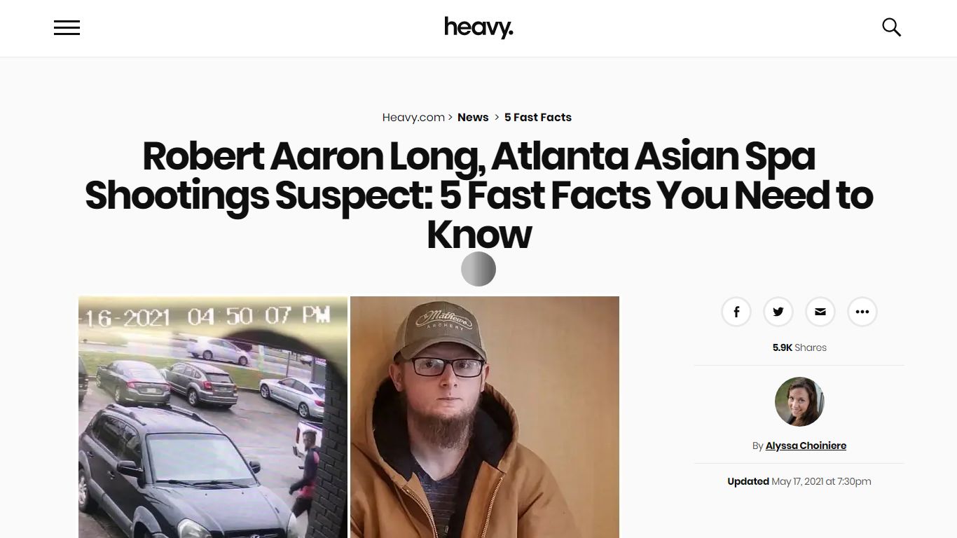 Robert Aaron Long: 5 Fast Facts You Need to Know | Heavy.com